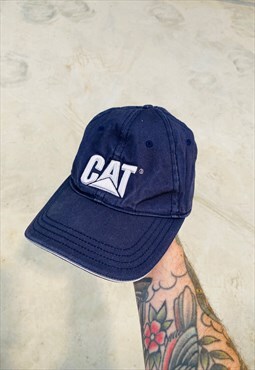 Vintage CAT Embroidered Hat Cap