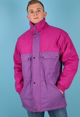 VINTAGE SKI JACKET IN MULTI NJ567