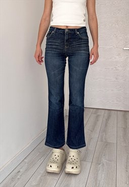 Vintage Y2K Moschino Flare Denim Pants Jeans