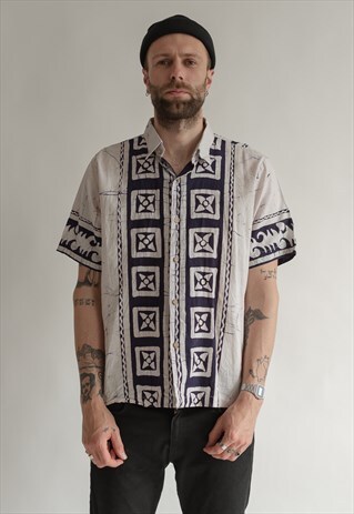 VINTAGE 70S PASTEL BOHO SHIRT
