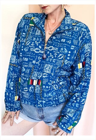 90S PRINTED TRACK JACKET