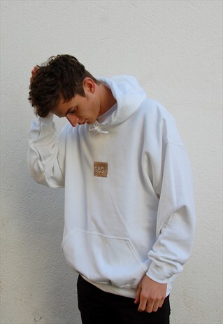 G&G UNISEX WHITE MULTI BOX HOOD
