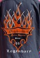 Vintage 90s Moto Flame Graphic Workwear Shirt