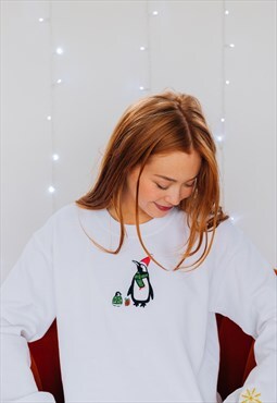 Pablo & Pete the Penguins embroidered sweater 