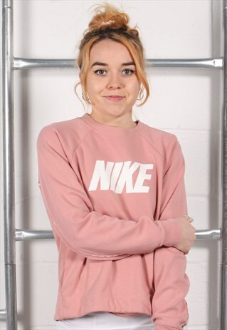 pink nike jumper vintage