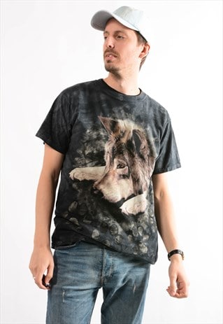 VINTAGE WOLF TEE SHIRT.
