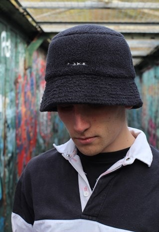 DEADSTOCK VINTAGE 90S NIKE FLEECE SHERPA BUCKET HAT