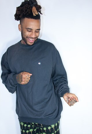 VINTAGE CHAMPION EMBROIDED SWEATER