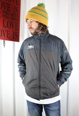 VINTAGE UMBRO WINTER WINDBREAKER JACKET