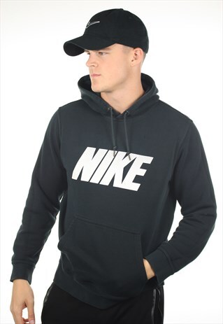 VINTAGE NIKE BIG SPELL OUT HOODIE SWEATSHIRT
