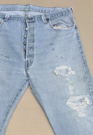 VINTAGE 90'S STRAIGHT WIDE LEG BAGGY LEVI JEANS