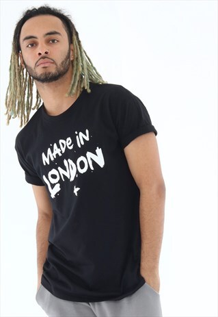 MADE IN LONDON BLACK TEE