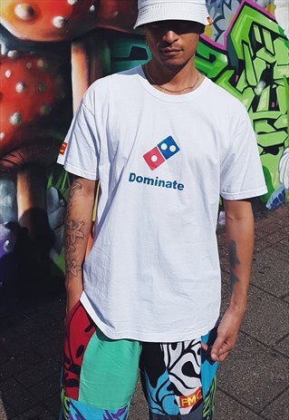 DOMINATE T-SHIRT WHITE OVERSIZED FIT
