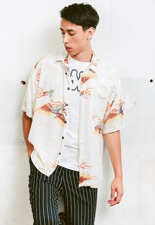 VINTAGE 90S PATTERNED SHIRT