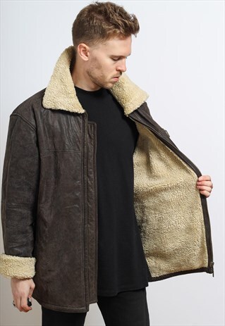 VINTAGE LEATHER AVIATOR JACKET