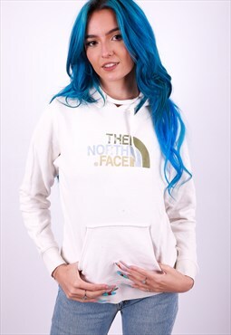 Vintage The North Face Hoodie in White