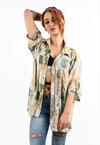 VINTAGE PATTERN SHIRT PSAW265D