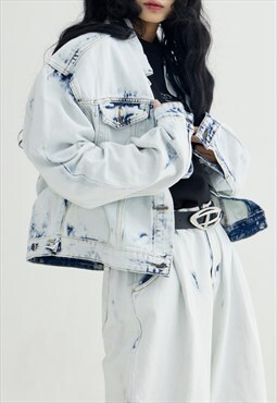 Women's vintage tie-dye jacket A VOL.1