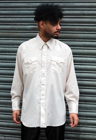VINTAGE AMERICAN WESTERN PRESSED SHIRT