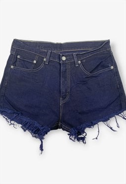 Vintage levi's 505 cut off denim shorts blue w32 BV16236M
