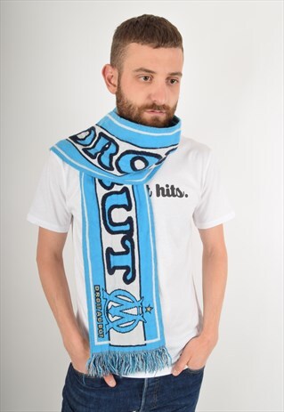 VINTAGE FOOTBALL SCARF OLIMPIQUE MARSEILLE (2062)