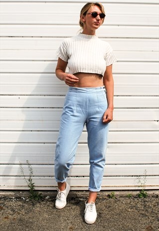 VINTAGE 90S LIFHT WASH BLUE JEANS