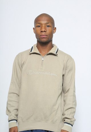 VINTAGE CHAMPION 1/4 ZIP SWEATSHIRT