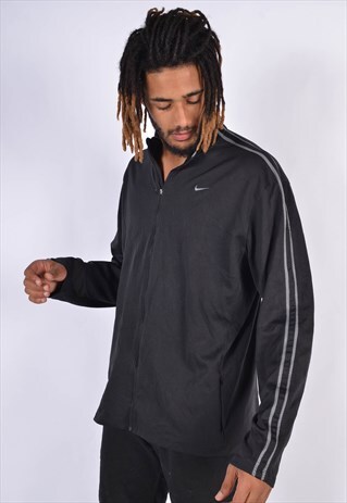 VINTAGE NIKE 1/4 ZIP SWEATSHIRT BLACK