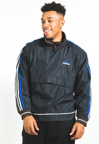 VINTAGE 80S ADIDAS WINDBREAKER JACKET / S6963