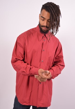 VINTAGE DOLCE & GABBANA SHIRT MAROON