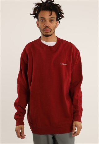 VINTAGE COLUMBIA EMBROIDERED SPELLOUT SWEATSHIRT