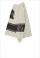 BASKETBALL T-SHIRT AMERICAN LONG TEE PREPPY TOP IN OFF WHITE