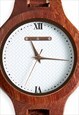 THE MAGNOLIA - HANDMADE RECYCLED WOOD WRISTWATCH