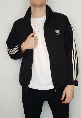 ADIDAS - BLACK JACKET - LARGE