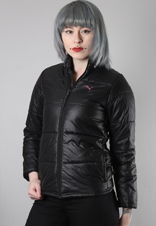 VINTAGE PUMA PADDED PUFFER JACKET XS