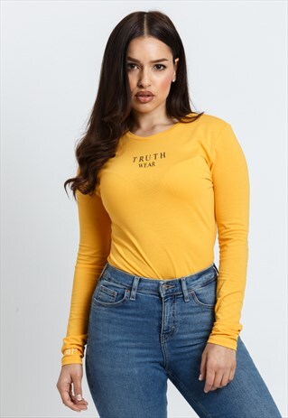 LONG SLEEVED YELLOW TSHIRT