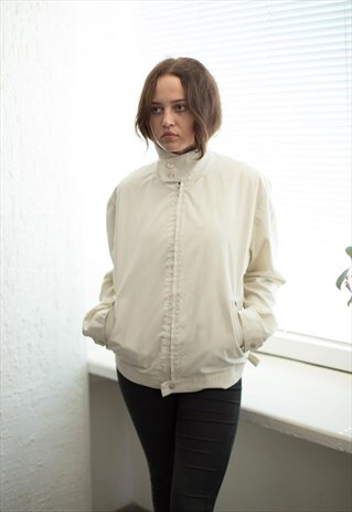 VINTAGE 80'S CREAM LIGHT JACKET