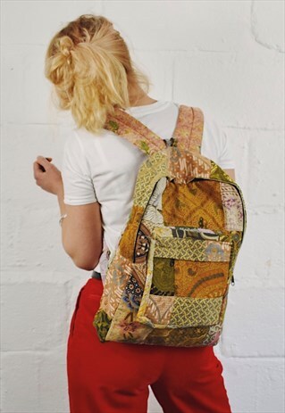 VINTAGE PATCHWORK BACKPACK