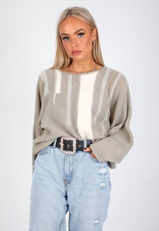 VINTAGE PATTERN KNITWEAR JUMPER K93