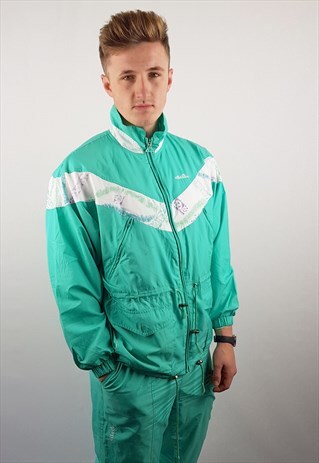 VINTAGE ELLESSE FULL TRACKSUIT TOP TRACKSUIT BOTTOMS