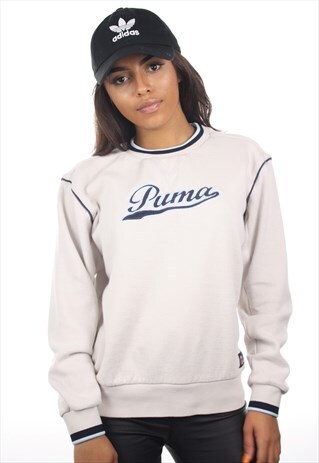 VINTAGE PUMA BIG SPELL OUT SWEATSHIRT JUMPER