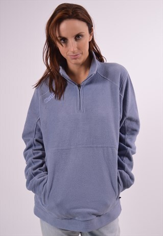 VINTAGE KAPPA FLEECE JUMPER SWEATER BLUE