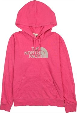 Vintage 90's The North Face Hoodie Pullover Spellout Pink