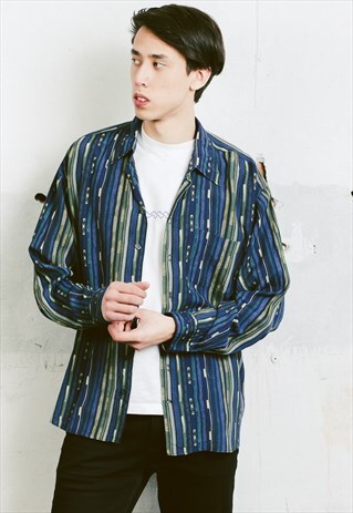 VINTAGE 90S PATTERNED SHIRT