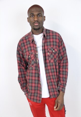 VINTAGE 90'S FLANNEL CHECK SHIRT