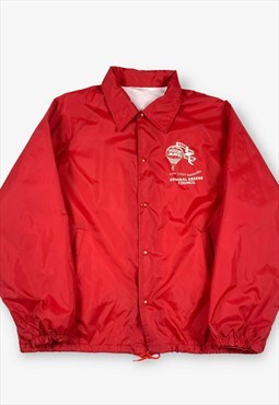 Vintage soar into the 90s coach jacket red BV16713