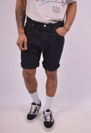 VINTAGE LEVIS 501 DENIM SHORTS BLACK