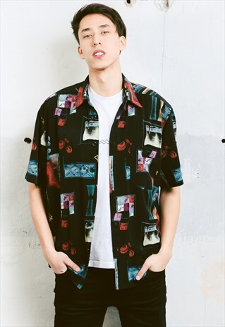 VINTAGE 90S PATTERNED SHIRT