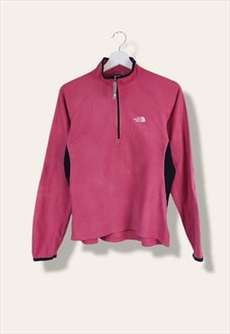 Vintage The North Face Fleece Black Side in Pink M