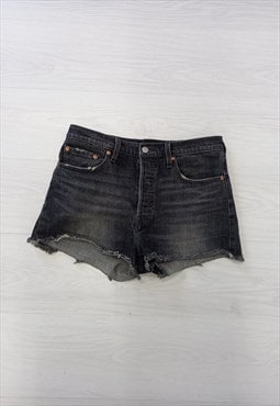 00's Levi's Shorts Charcoal Black Denim 